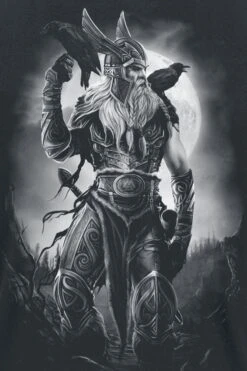 "Odin" T-Shirt Black By Toxic Angel -Fashionable Men's Clothing Store 319689d emp