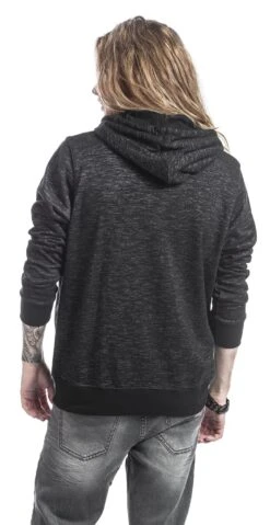 "Mask Of Sanity" Hooded Zip Black By Black Premium By EMP -Fashionable Men's Clothing Store 319699wb emp