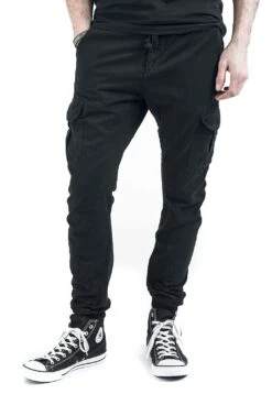 "Cargo Jogging Pants" Cargo Trousers Black By Urban Classics -Fashionable Men's Clothing Store 320733wa