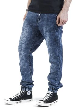 "Sweat Denim" Tracksuit Trousers Blue By Forplay -Fashionable Men's Clothing Store 325224wa2 emp