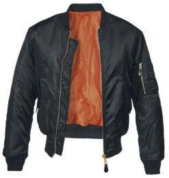 "MA1" Bomber Jacket Black By Brandit -Fashionable Men's Clothing Store 325918c emp