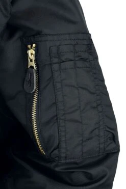 "MA1" Bomber Jacket Black By Brandit -Fashionable Men's Clothing Store 325918d emp