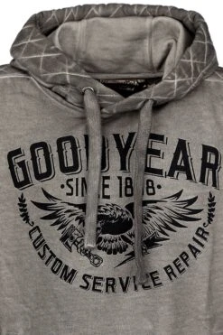 "George" Hooded Sweater Anthracite By GoodYear -Fashionable Men's Clothing Store 325998d emp