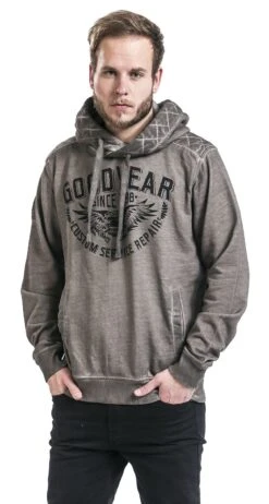 "George" Hooded Sweater Anthracite By GoodYear -Fashionable Men's Clothing Store 325998wa emp