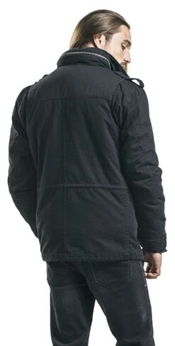 "Army Field Jacket" Winter Jacket Black By Black Premium By EMP 23 "Army Field Jacket" Winter Jacket Black By Black Premium By EMP -Fashionable Men's Clothing Store 327779wb emp