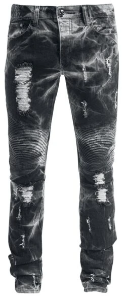 "Jared" Jeans Grey-black By Rock Rebel By EMP -Fashionable Men's Clothing Store 328704a