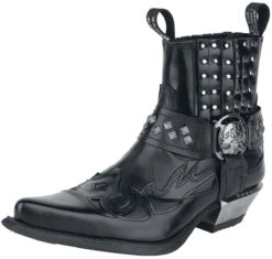 "Antik" Boot Black By New Rock