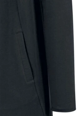 "Long Hooded Open Edge Cardigan" Cardigan Black By Urban Classics -Fashionable Men's Clothing Store 330130d emp