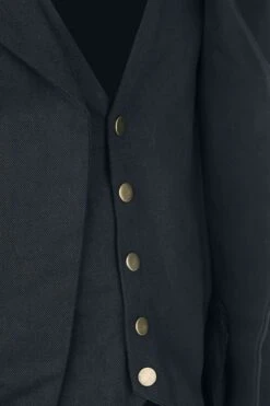 "Dovetail Coat" Army Coat Black By Banned Alternative -Fashionable Men's Clothing Store 331431d emp