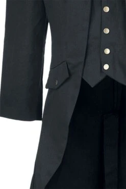"Dovetail Coat" Army Coat Black By Banned Alternative -Fashionable Men's Clothing Store 331431d2 emp