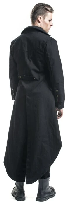 "Dovetail Coat" Army Coat Black By Banned Alternative -Fashionable Men's Clothing Store 331431wb emp