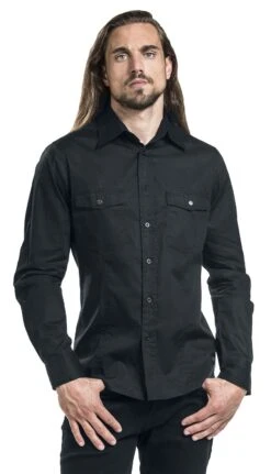 "There Is No Business Like Rock Business" Longsleeve Black By Black Premium By EMP 14 "There Is No Business Like Rock Business" Longsleeve Black By Black Premium By EMP -Fashionable Men's Clothing Store 336749wa