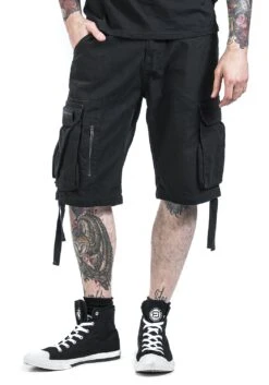 "Army Vintage Shorts" Shorts Black By Black Premium By EMP 14 "Army Vintage Shorts" Shorts Black By Black Premium By EMP -Fashionable Men's Clothing Store 340624wa