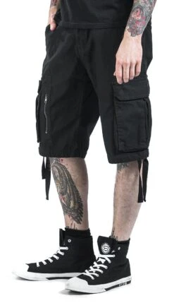 "Army Vintage Shorts" Shorts Black By Black Premium By EMP 15 "Army Vintage Shorts" Shorts Black By Black Premium By EMP -Fashionable Men's Clothing Store 340624wa2 emp