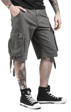 "Army Vintage Shorts" Shorts Olive By Black Premium By EMP -Fashionable Men's Clothing Store 340629wb2
