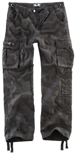 "Army Vintage Trousers" Cargo Trousers Dark Camo By Black Premium By EMP -Fashionable Men's Clothing Store 340632a