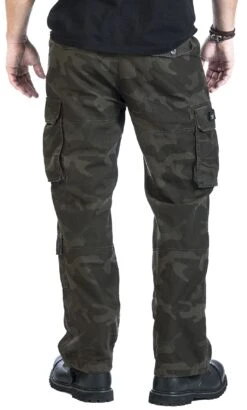 "Army Vintage Trousers" Cargo Trousers Dark Camo By Black Premium By EMP -Fashionable Men's Clothing Store 340632wb emp