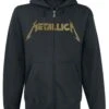 "Hetfield Iron Cross Guitar" Hooded Zip Black By Metallica