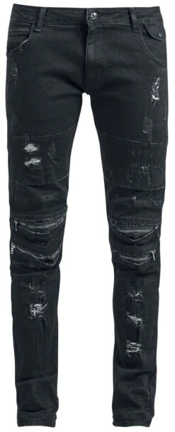 "Jared" Jeans Black By Rock Rebel By EMP -Fashionable Men's Clothing Store 342598a emp