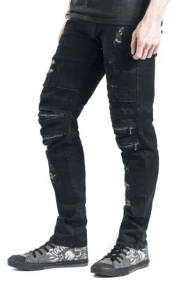 "Jared" Jeans Black By Rock Rebel By EMP -Fashionable Men's Clothing Store 342598wa2 emp
