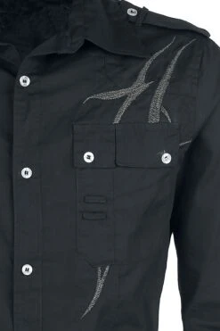 "Black Tribe" Longsleeve Black-grey By Gothicana By EMP -Fashionable Men's Clothing Store 343002d emp