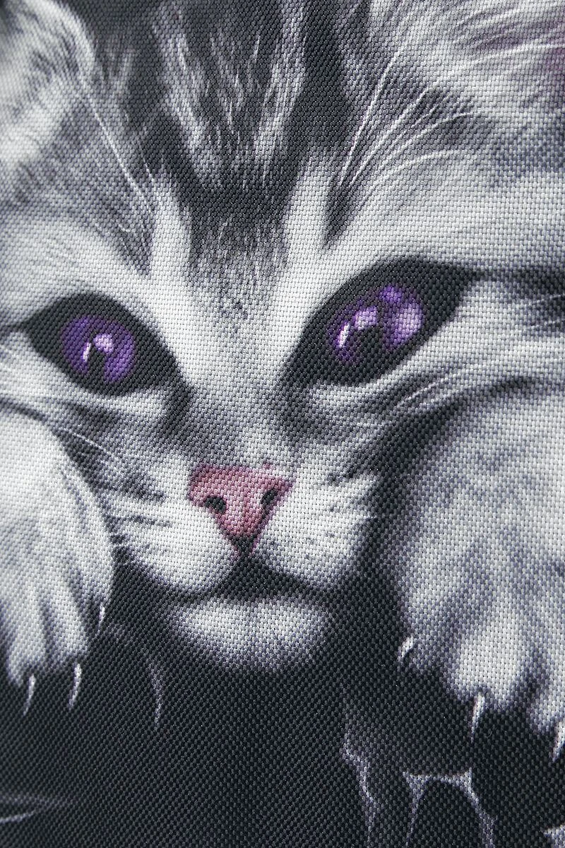 "Bright Eyes" Backpack Black By Spiral 8 "Bright Eyes" Backpack Black By Spiral - Image 6