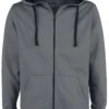 "Mask Of Sanity" Hooded Zip Grey By Black Premium By EMP -Fashionable Men's Clothing Store 349475a emp