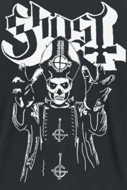 "Pope's Wrath" T-Shirt Black By Ghost -Fashionable Men's Clothing Store 352750d emp