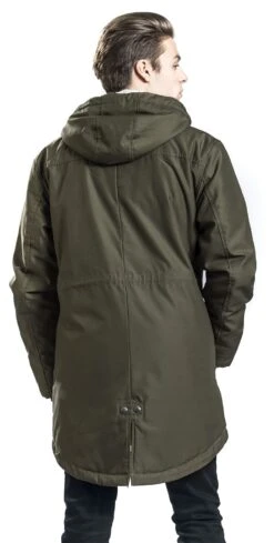 "Marsh Lake Teddyparka" Winter Jacket Olive By Brandit -Fashionable Men's Clothing Store 353759wb emp