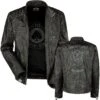 "England" Leather Jacket Black By Motörhead -Fashionable Men's Clothing Store 353989