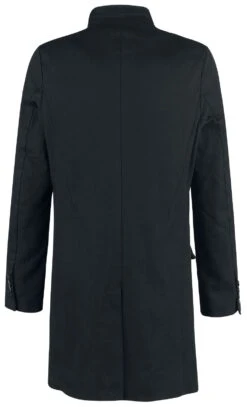 "Single-Breasted Coat" Short Coat Black By Black Premium By EMP -Fashionable Men's Clothing Store 357857b emp