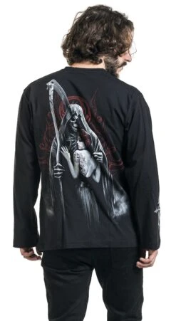 "Dead Kiss" Hooded Sweater Black By Spiral -Fashionable Men's Clothing Store 361651wb
