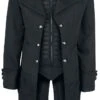 "Barnes Coat" Army Coat Black By Poizen Industries