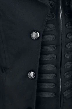 "Barnes Coat" Army Coat Black By Poizen Industries -Fashionable Men's Clothing Store 364381d emp