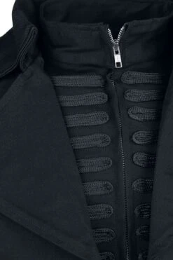 "Barnes Coat" Army Coat Black By Poizen Industries -Fashionable Men's Clothing Store 364381d2 emp