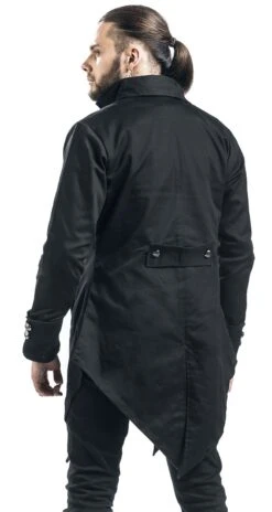 "Barnes Coat" Army Coat Black By Poizen Industries -Fashionable Men's Clothing Store 364381wb emp