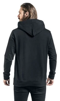 "Bodies" Hooded Sweater Black By Black Premium By EMP -Fashionable Men's Clothing Store 364492wb
