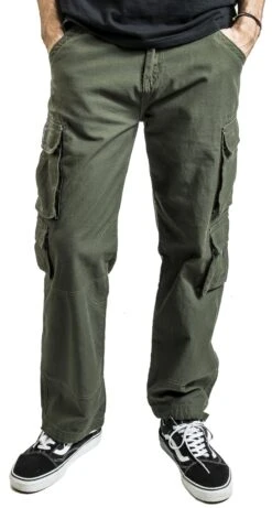 "Army Vintage Trousers" Cargo Trousers Khaki By Black Premium By EMP -Fashionable Men's Clothing Store 364729wa
