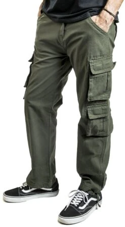 "Army Vintage Trousers" Cargo Trousers Khaki By Black Premium By EMP -Fashionable Men's Clothing Store 364729wa2