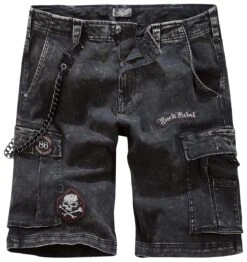 "Garageland" Shorts Black By Rock Rebel By EMP -Fashionable Men's Clothing Store 369194a