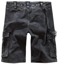 "Garageland" Shorts Black By Rock Rebel By EMP -Fashionable Men's Clothing Store 369194b