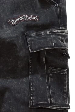 "Garageland" Shorts Black By Rock Rebel By EMP -Fashionable Men's Clothing Store 369194d2