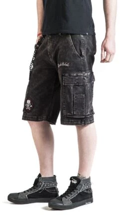 "Garageland" Shorts Black By Rock Rebel By EMP -Fashionable Men's Clothing Store 369194wa2
