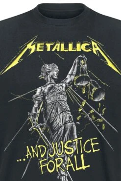"...And Justice For All - Tracklist" T-Shirt Black By Metallica 10 "...And Justice For All - Tracklist" T-Shirt Black By Metallica -Fashionable Men's Clothing Store 369707d