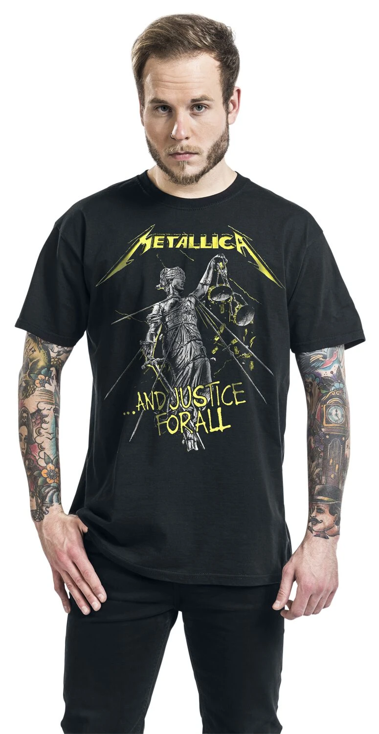"...And Justice For All - Tracklist" T-Shirt Black By Metallica 7 "...And Justice For All - Tracklist" T-Shirt Black By Metallica - Image 5