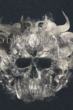 "Gods Of Violence-Skulls" T-Shirt Black By Kreator -Fashionable Men's Clothing Store 376150d2