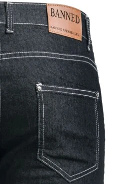 "Rockabilly Slim" Jeans Black By Banned Alternative -Fashionable Men's Clothing Store 376761d3