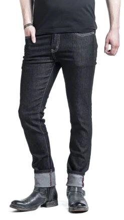 "Rockabilly Slim" Jeans Black By Banned Alternative -Fashionable Men's Clothing Store 376761wa