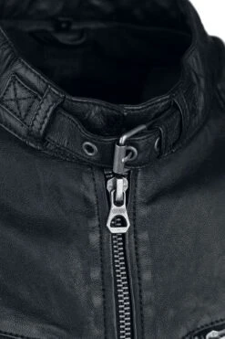 "Colt W18 Lasanv" Leather Jacket Black By Gipsy -Fashionable Men's Clothing Store 377345d