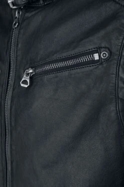 "Colt W18 Lasanv" Leather Jacket Black By Gipsy -Fashionable Men's Clothing Store 377345d3